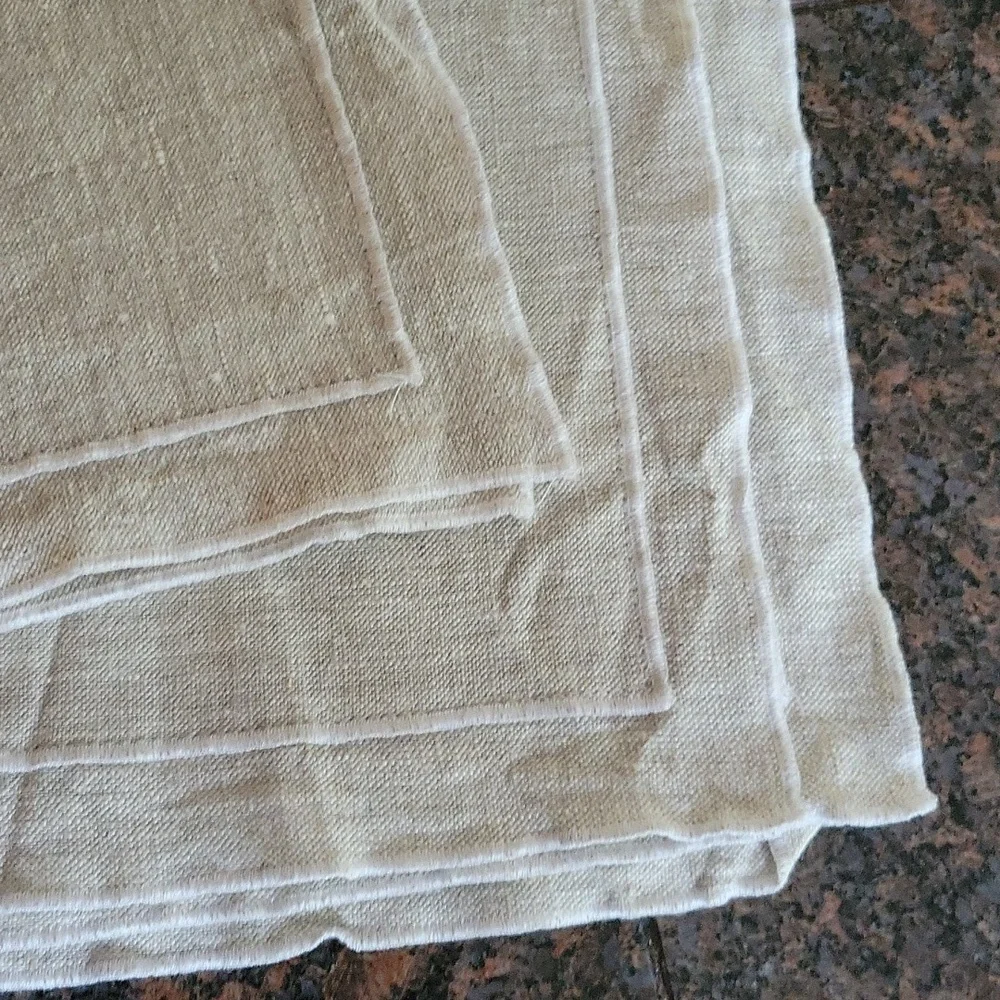 RESTORATION HARDWARE Linen Placemats Set of Four
